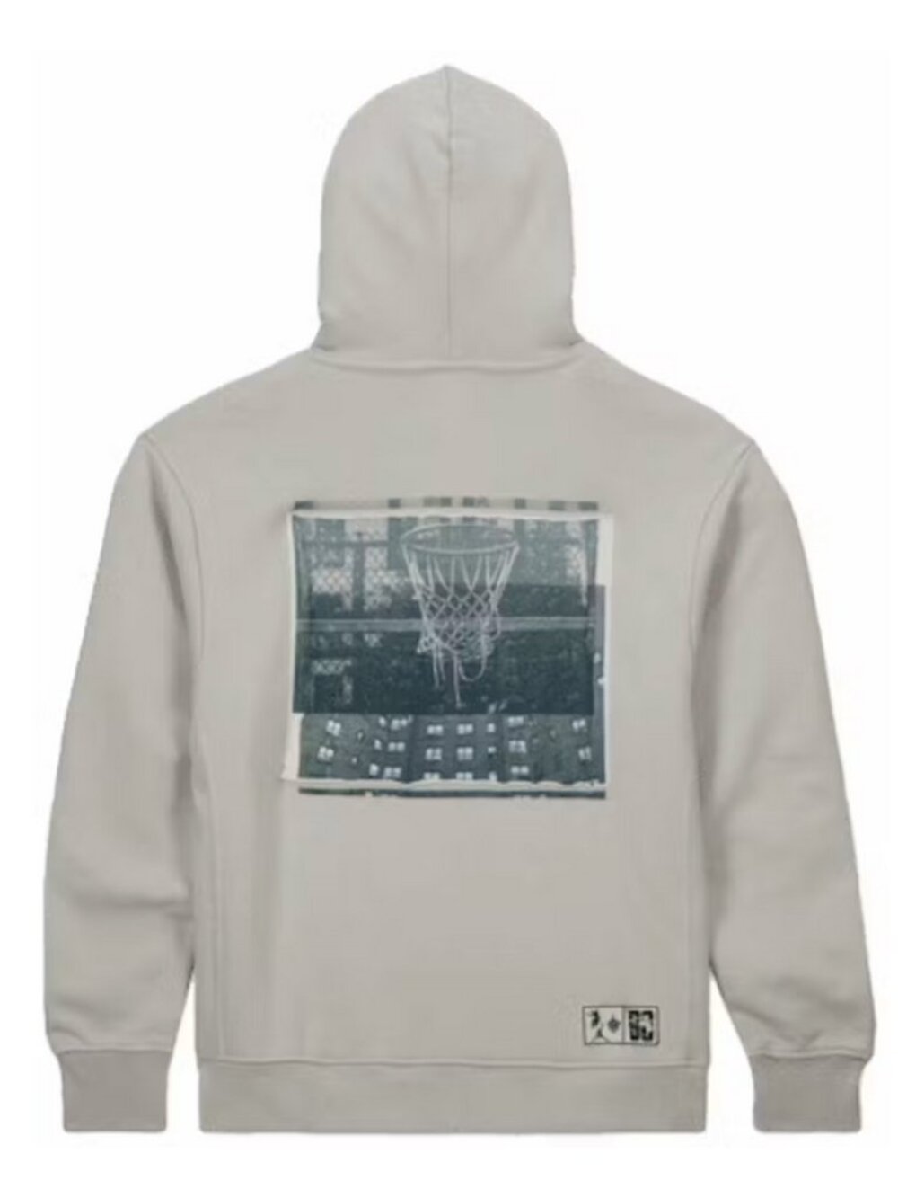 Jordan x Bephies Beauty Supply x UNION – Grey Fleece Hoodie - Picture 3 of 8